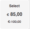 flat rate - retail price per night